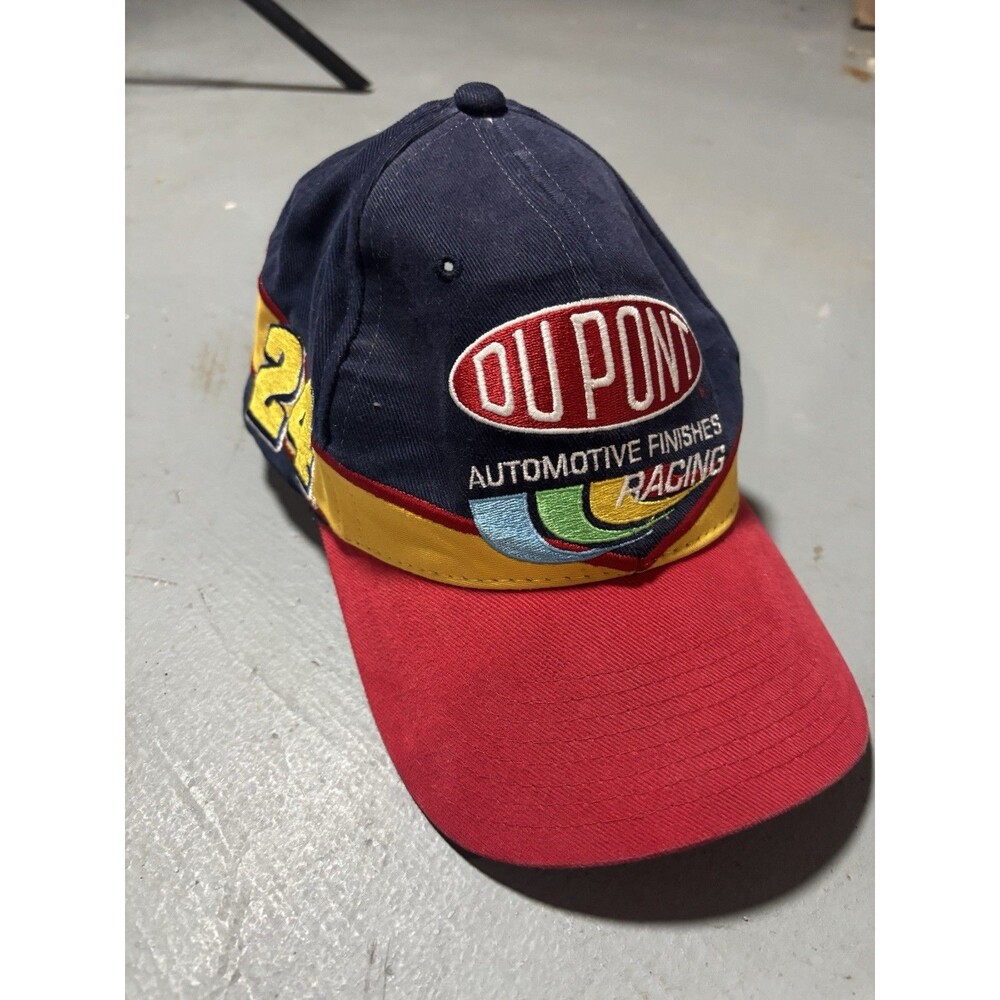 Vtg 90s Chase Authentics Jeff Gordon #24 NASCAR Snapback DuPont Racing Fan